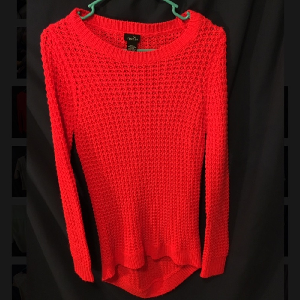 Neon Pink Rue21 Sweater